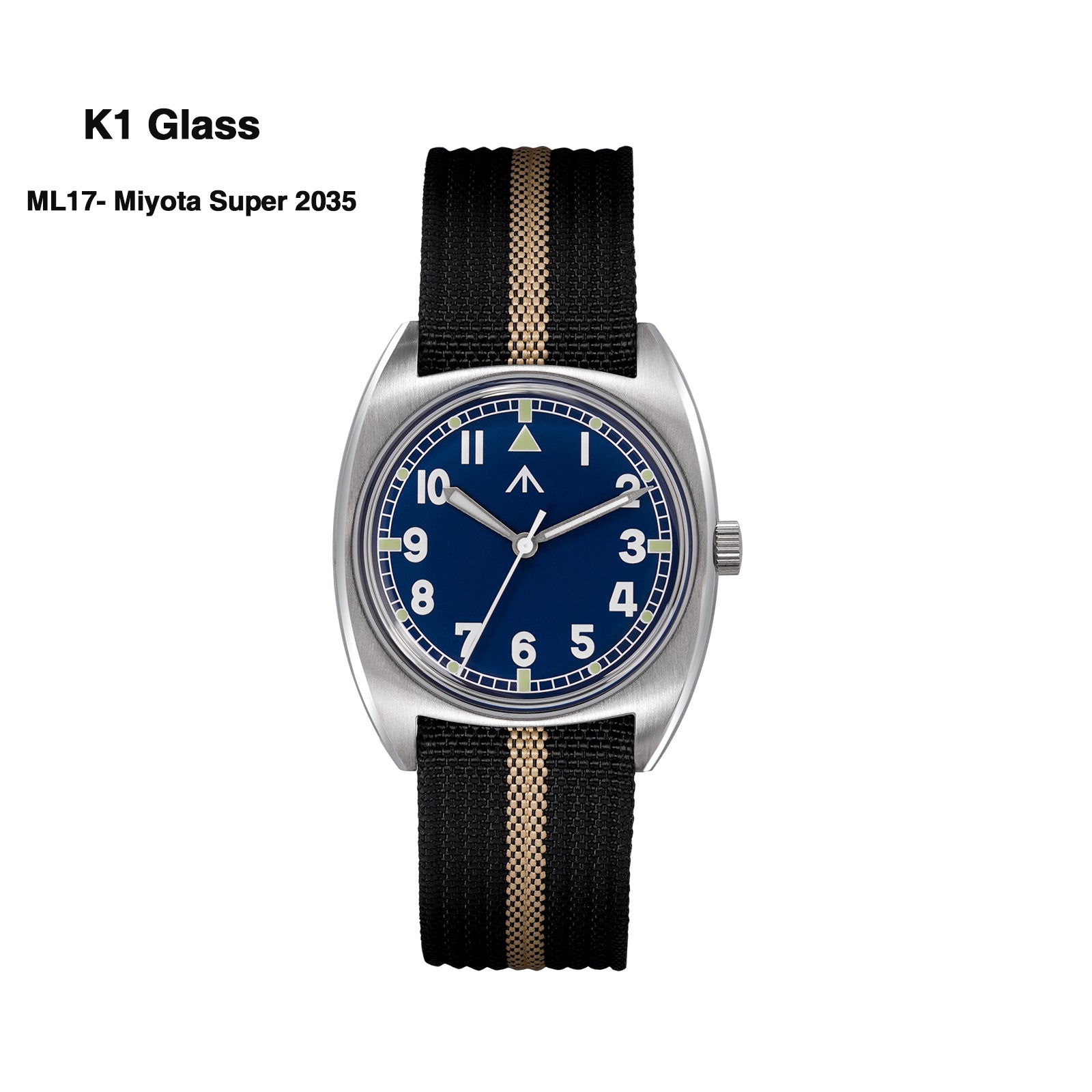 ★New Released★Militado Vintage 36mm Military Watch W10 Remake ML17