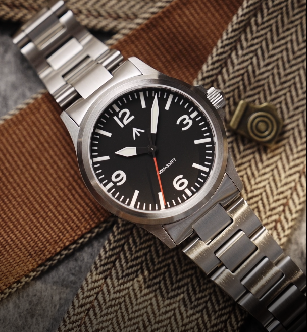 ★SuperOfertas ★Militado 38mm Reloj militar de campo con cristal de zafiro ML05