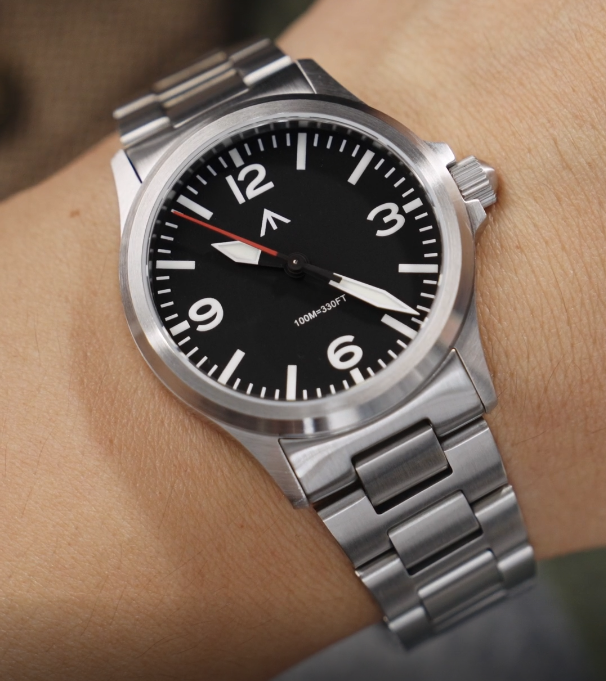 ★SuperOfertas ★Militado 38mm Reloj militar de campo con cristal de zafiro ML05