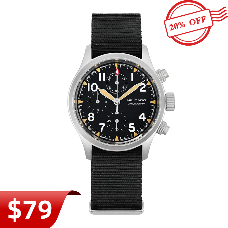 Militado Retro VK67 Quartz Chronograph Watch ML1868
