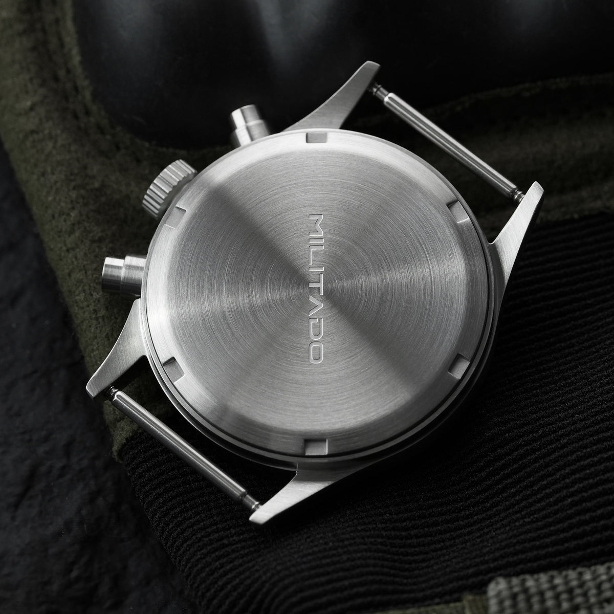 💥New Arrival💥Militado 36.5mm Chronograph Watch VK63 Vintage Military Watch ML26