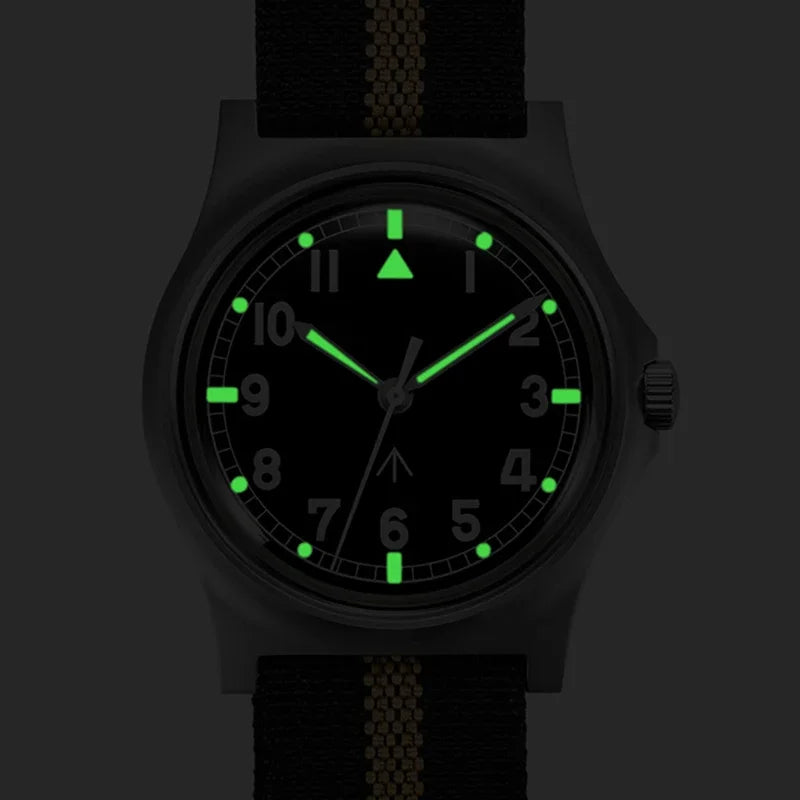 ★Black Friday★RDUNAE Retro Military 36.8mm Men Watch