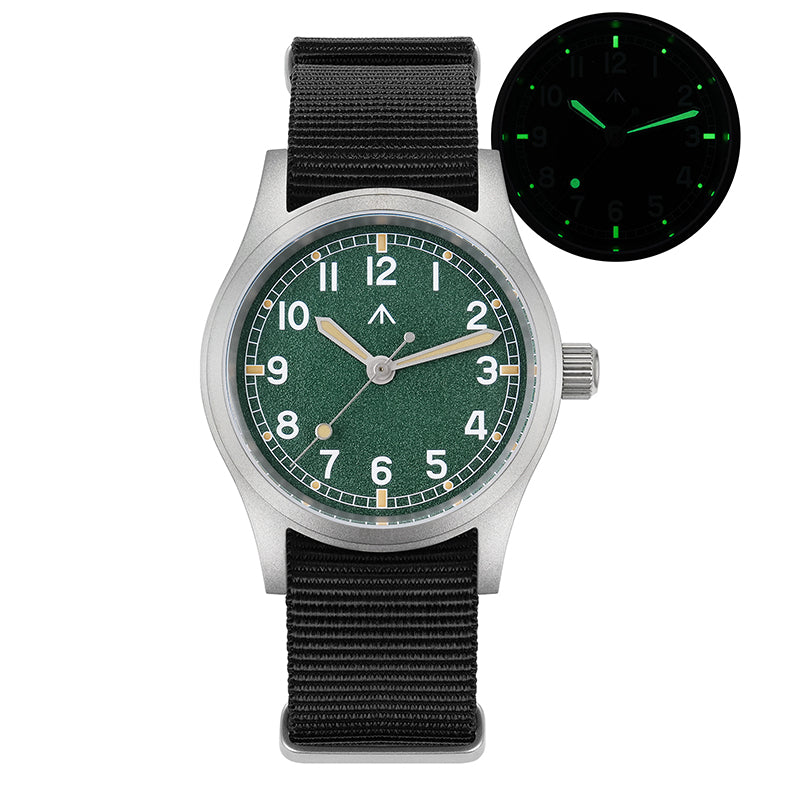 Militado Vintage  Military Watch 38mm Quartz Watch ML12 