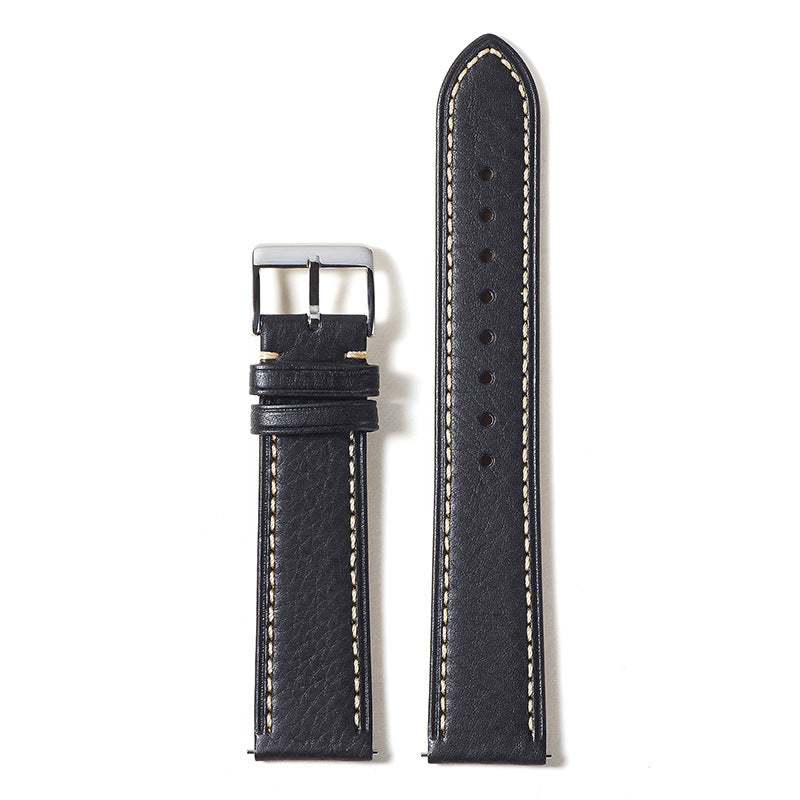 Italian vegetable tanned leather strap quick release watch strap 18 20 22mm