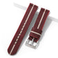 Leather Nylon Canvas Strap Watchband 20mm 22mm