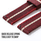 Leather Nylon Canvas Strap Watchband 20mm 22mm