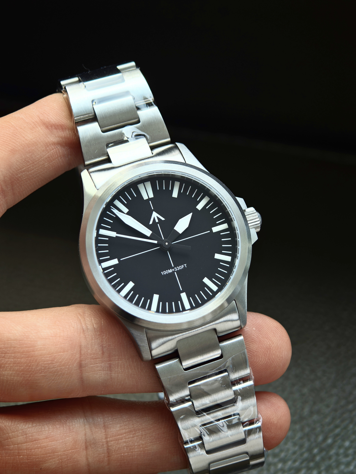 Militado 36mm Field Watch VH31 Sweeping Movt Men Watch ML18