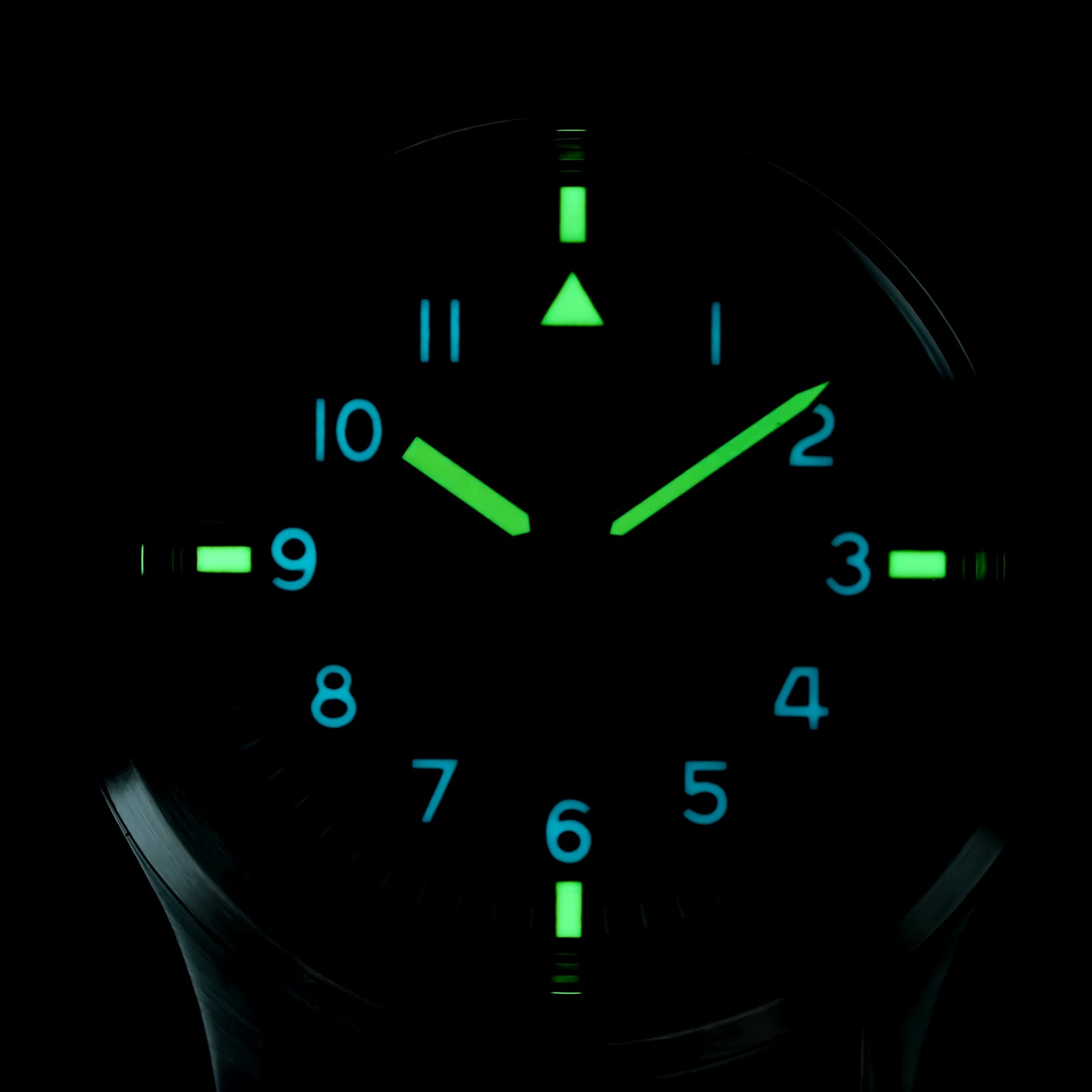★618 Big Sale★ Militado 36mm Sapphire Crystal Retro Military Watch VH31/VH65 ML14