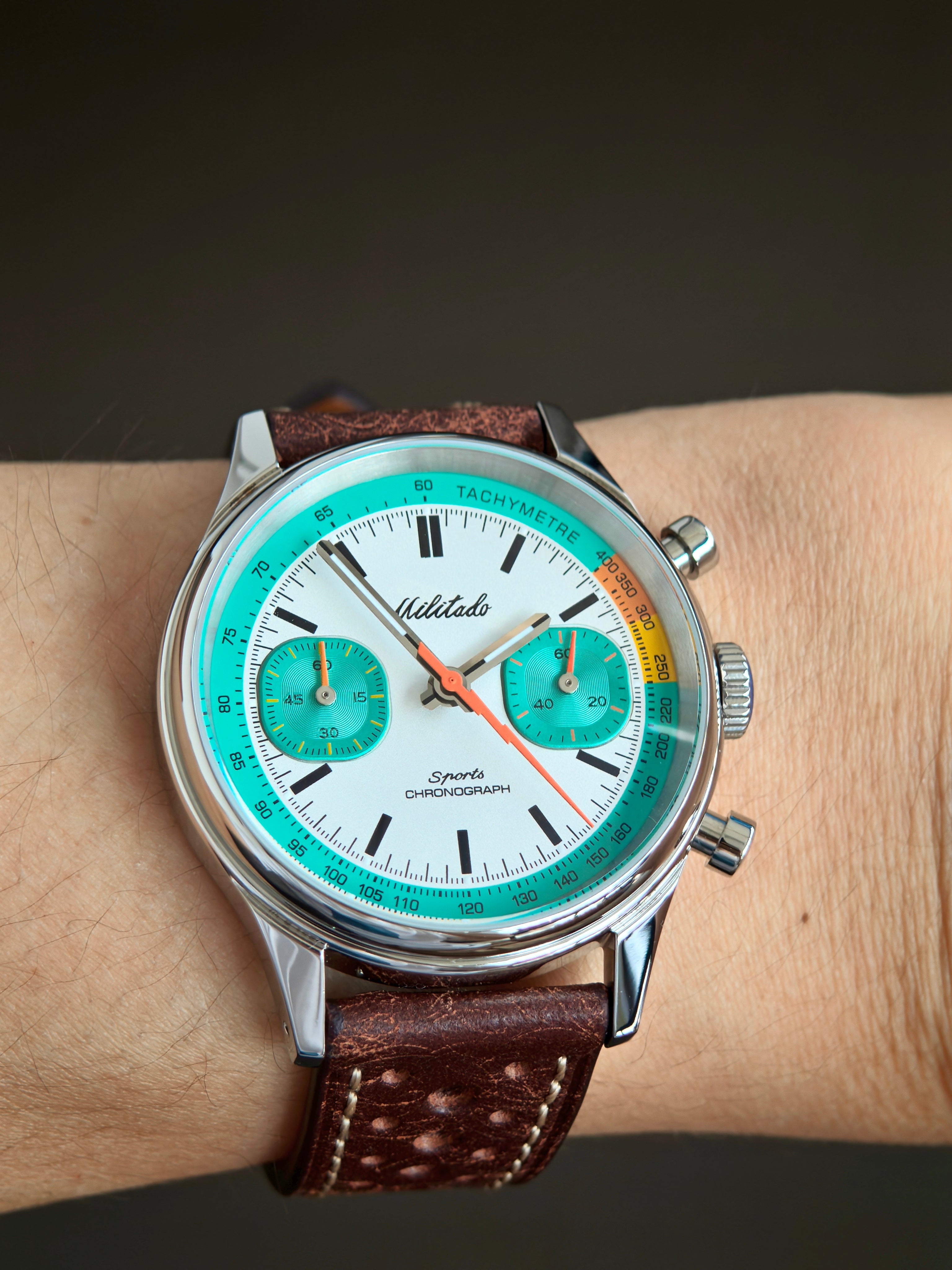 💥Flash Sale💥Militado Miyota 6S21 Chronograph Watch 40mm Men Watch ML23