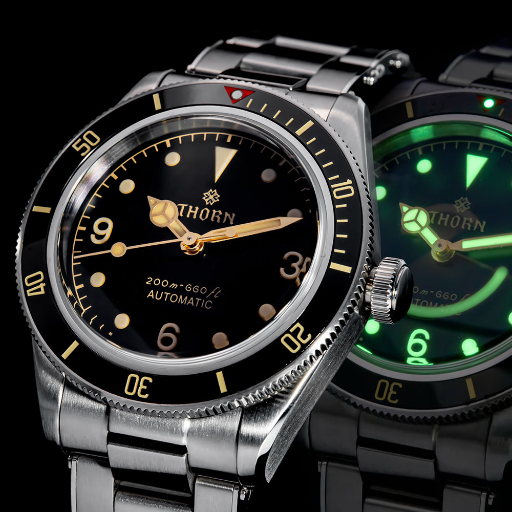 ★Black Friday★Thorn 39mm Diver 6200 Retro Diver Watch