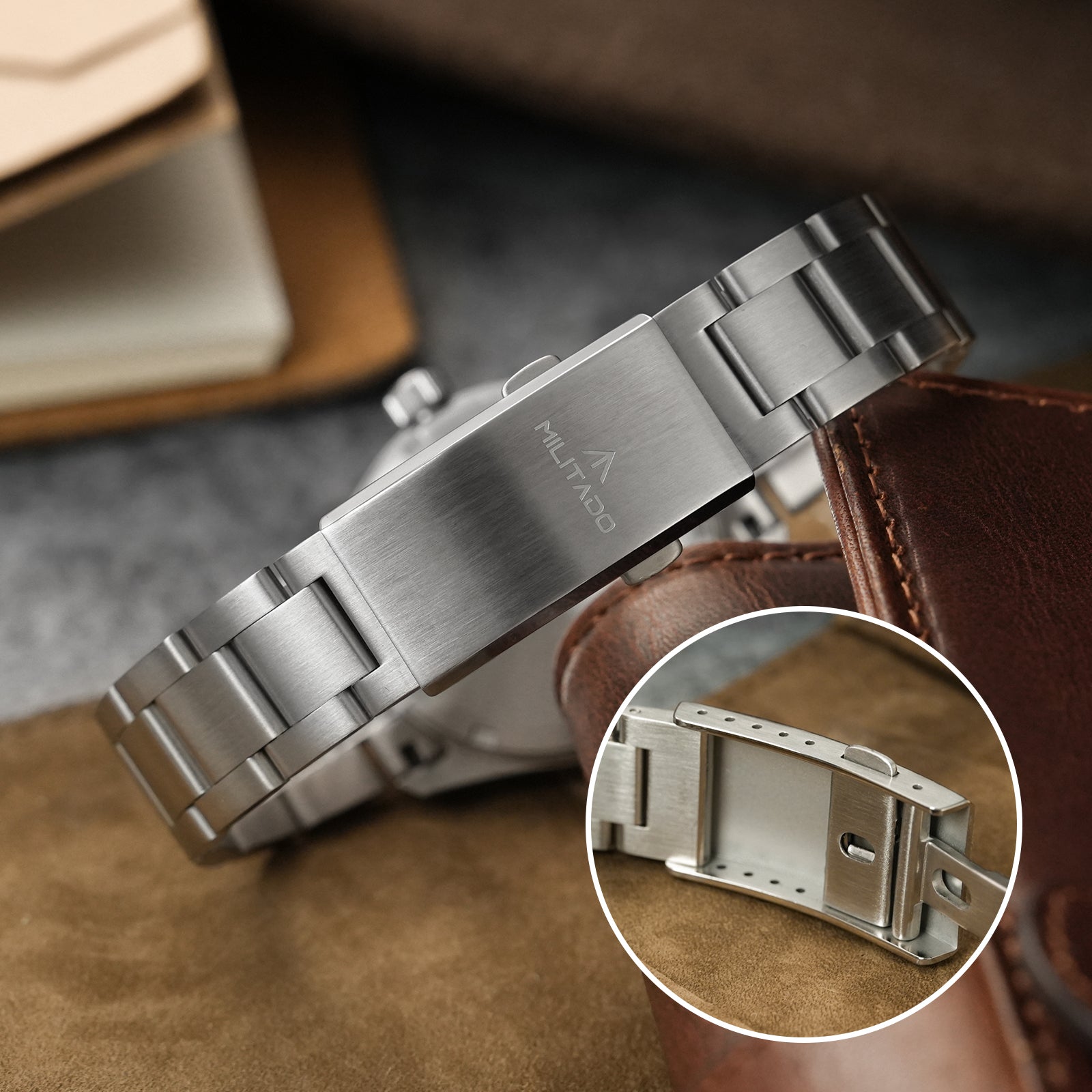 💥Mid-Year Sale💥Militado 38mm Military Watch Vintage Field Watch 369 Dial ML08