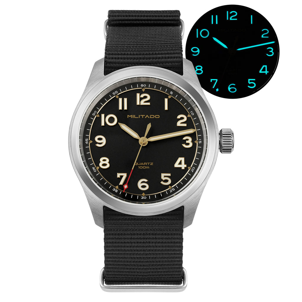 💥New Arrival💥Militado 38mm Men Watch VH31 Quartz Watch ML08