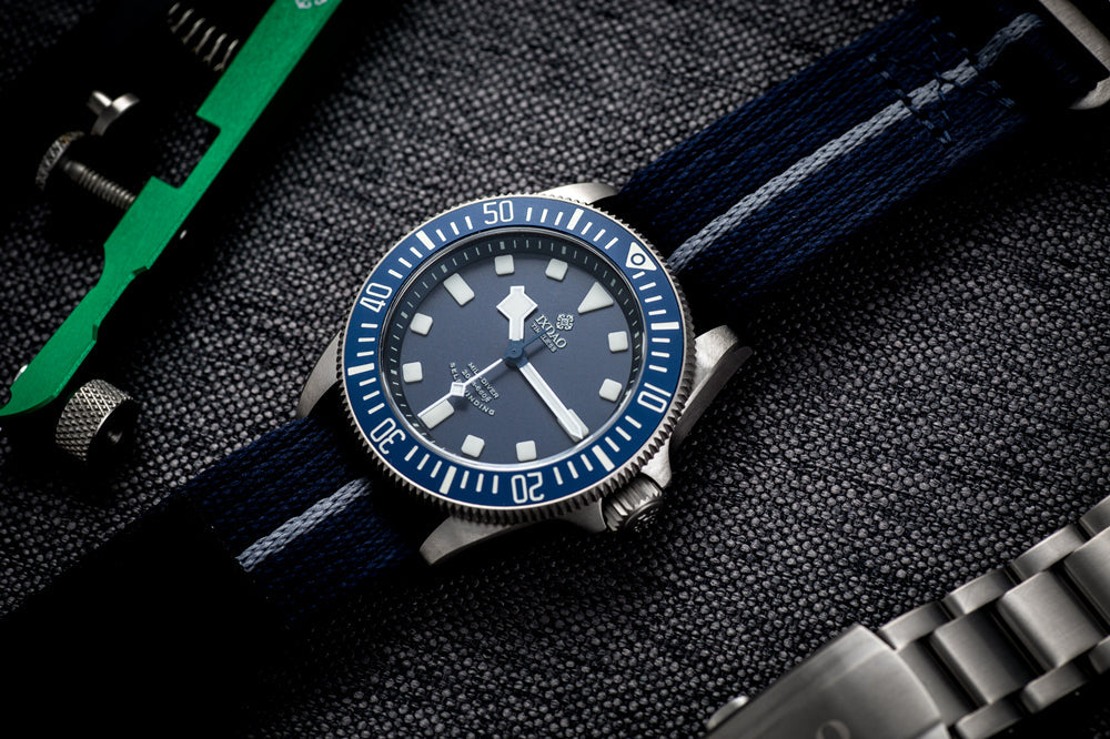 IXDAO 21mm Nylon Watchband with Titanium Buckle