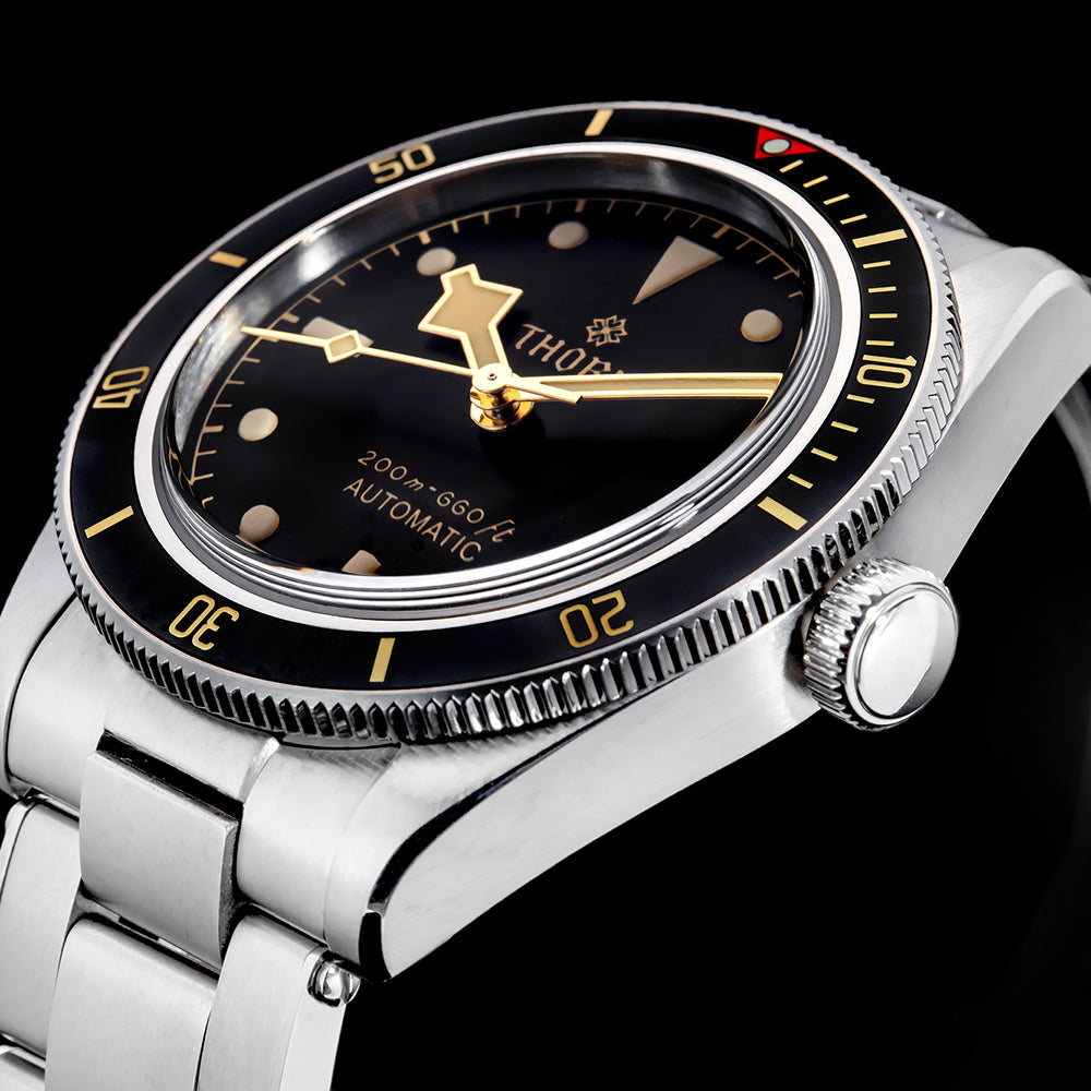 ★Black Friday★Thorn Retro BB58 Snowflake Hands Mechanical Watch
