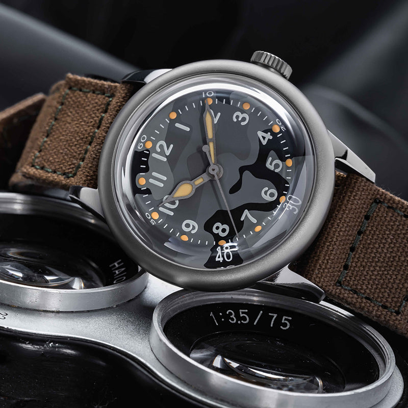 ★Black Friday★Thorn 36mm Titanium A11 Military Field Watch