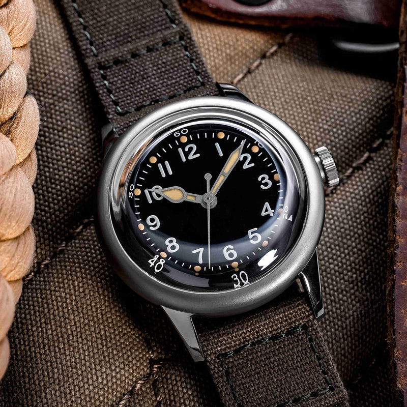 ★Black Friday★Thorn 36mm Titanium A11 Military Field Watch